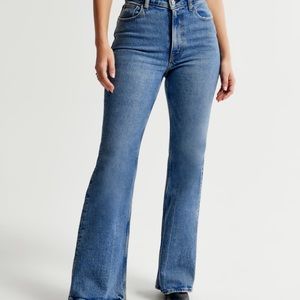 Abercrombie curve love high rise vintage flare jean size 31
